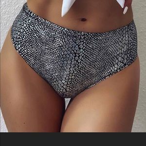 Metallic Bikini Bottoms